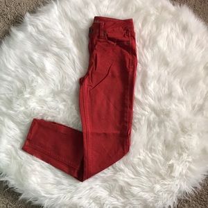 Rustic colored stylus skinny ankle pants